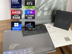 Asus Rog Scar G18, RTX 5090, Intel Ultra 9, 64GB, 2TB, garantie 3 ani, nou